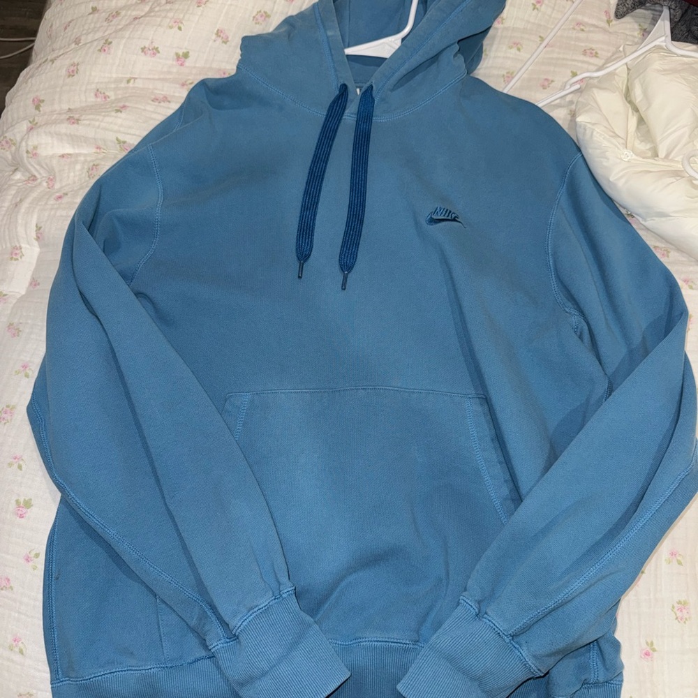 Nike Men's Teal Hoodie